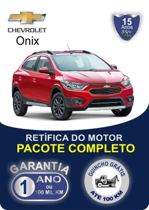 Retífica de motor Chevrolet Onix com garantia pacote completo Rw motores